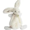 Coffret doudou plat gris Mon tout petit Lapin Bonbon (26 cm)