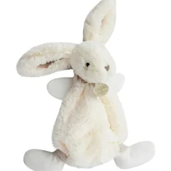 Coffret doudou plat gris Mon tout petit Lapin Bonbon (26 cm)