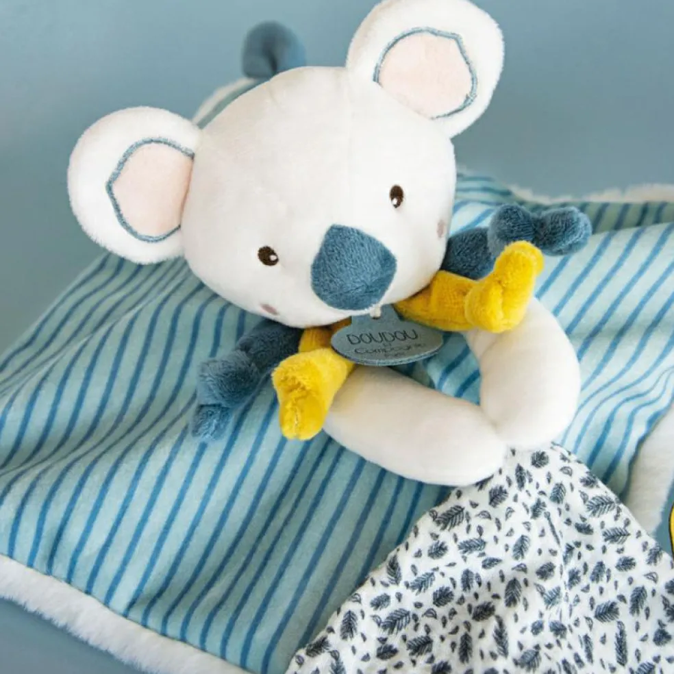 Coffret doudou plat Yoca le koala (25 cm)