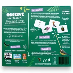 Coffret Mondy des Curieux (45 cartes de langage bilingues sur le thème de la nature)