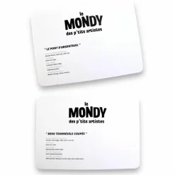 Coffret Mondy des P'tits Artistes (20 cartes constratées en noir & blanc)