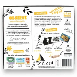Coffret Mondy des P'tits Artistes (20 cartes constratées en noir & blanc)
