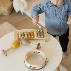 Coffret musical en bois (4 pièces)