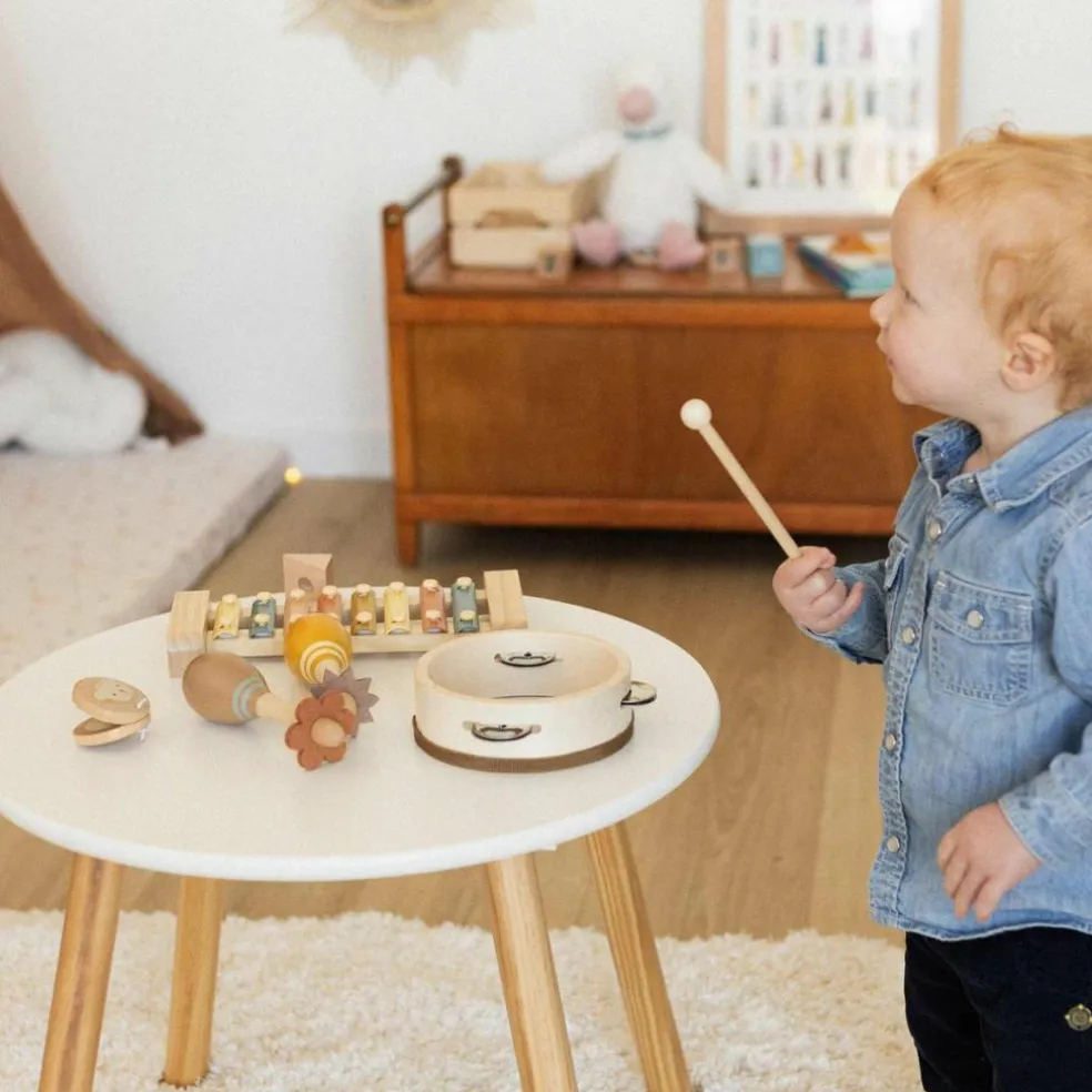 Coffret musical en bois (4 pièces)