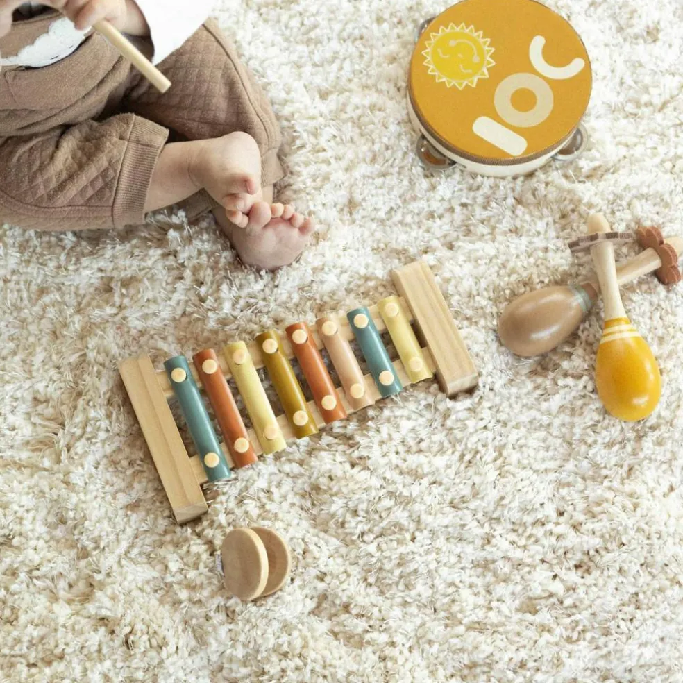 Coffret musical en bois (4 pièces)