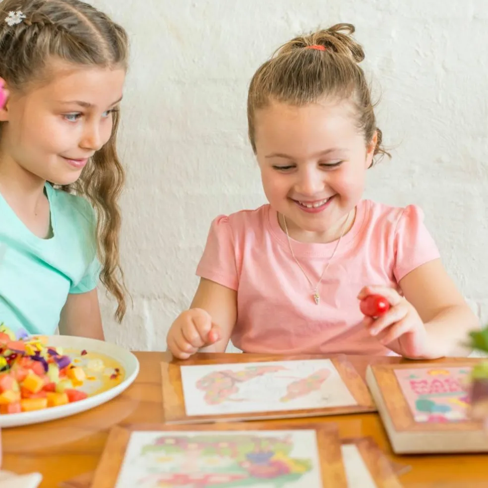 Coffret peinture magique à l'eau jardin des fées