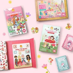 Coffret peinture magique à l'eau jardin des fées