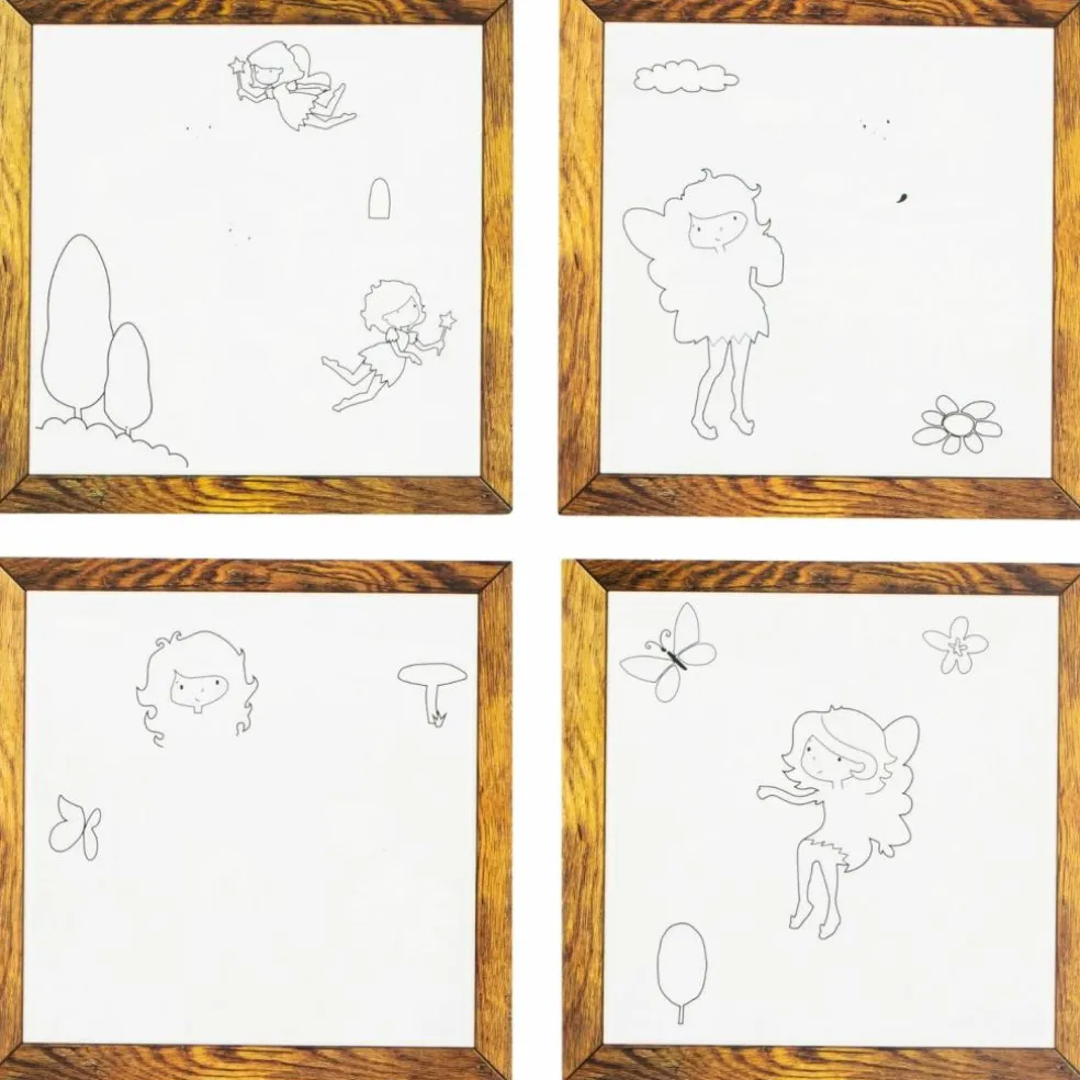 Coffret peinture magique à l'eau jardin des fées