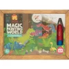Coffret peinture magique à l'eau dinosaure