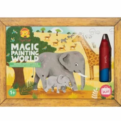Coffret peinture magique à l'eau safari aventures