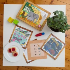 Coffret peinture magique à l'eau safari aventures