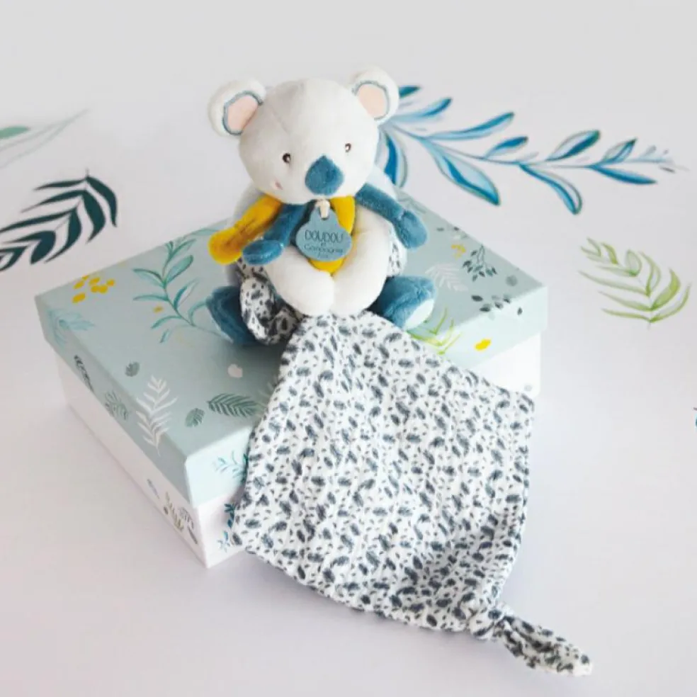 Coffret peluche avec doudou Yoca le koala (15 cm)