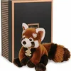 Coffret peluche panda roux Prestige (20 cm)