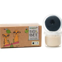 Coffret Suri 2 pots noir + blanc pâte à modeler naturelle et vegan