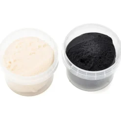 Coffret Suri 2 pots noir + blanc pâte à modeler naturelle et vegan