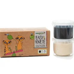 Coffret Suri 2 pots noir + blanc pâte à modeler naturelle et vegan