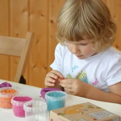 Coffret Suri 2 pots noir + blanc pâte à modeler naturelle et vegan