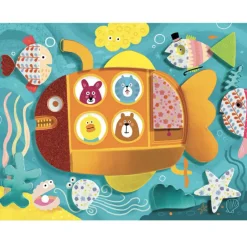 Coffrets à autocollants Collage Mousse mousse