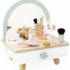 Coiffeuse de table Licorne et accessoires