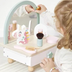 Coiffeuse de table Licorne et accessoires