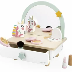 Coiffeuse de table Licorne et accessoires