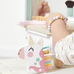 Coiffeuse de table Licorne et accessoires