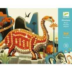 Collages mosaïques Dinosaures