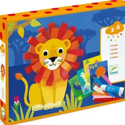 Collages pour les petits avec des bouclettes