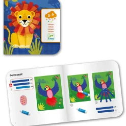 Collages pour les petits avec des bouclettes