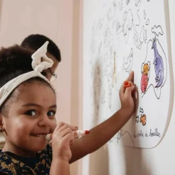 Coloriage géant Coloriboard Map Monde (1 pièce)