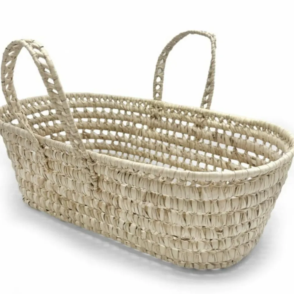 Couffin en osier pour poupée