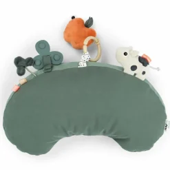 Coussin d'éveil Tummy time Tiny farm Vert