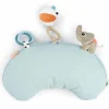 Coussin d'éveil Tummy time Playground Bleu