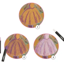 Crayons de cire Inspired by Edgar Degas