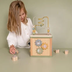 Cube d'activités en bois Little Farm