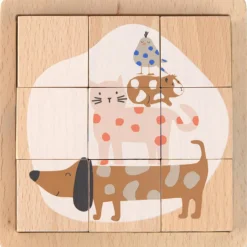 Cube Puzzle en bois Little Mateys