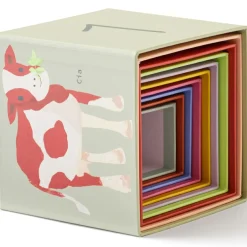 Cubes à empiler en carton Aiden