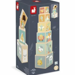 Cubes à empiler Pure (6 pièces)