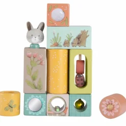 Cubes d'activités Trois petits lapins