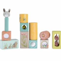 Cubes d'activités Trois petits lapins