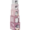 Cubes empilables en bois lapin (5 cubes)