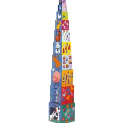 Cubes empilables Rigolo (10 pièces)