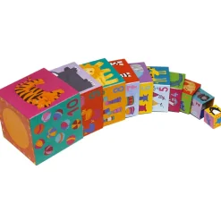 Cubes empilables Rigolo (10 pièces)