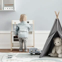 Cuisine en bois blanche