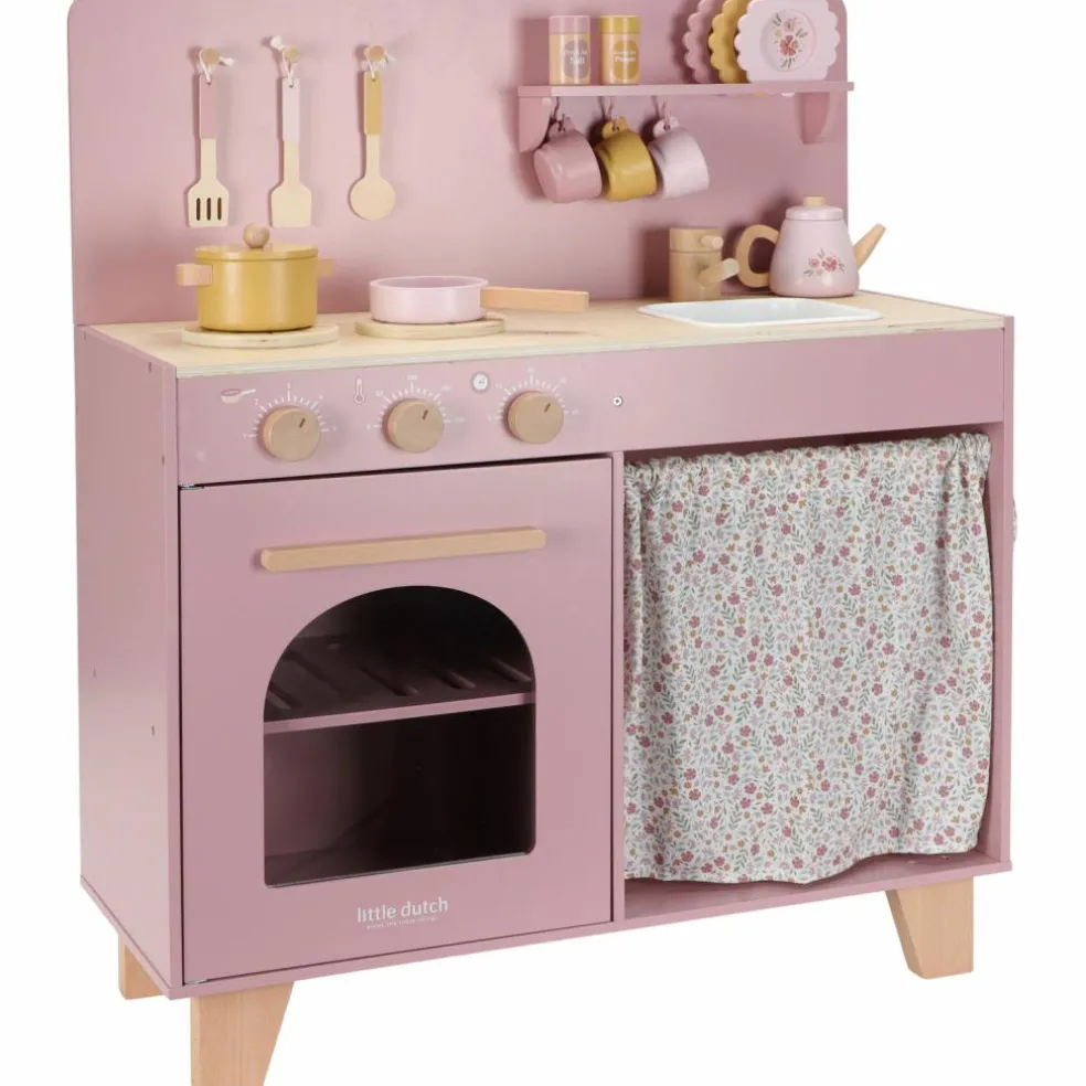 Cuisine en bois Rose