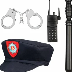 Déguisement enfant set de policier + accessoires (4-7 ans)