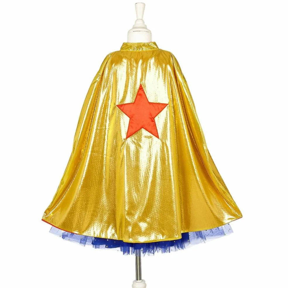 Déguisement Super Hero girl robe+cape (8-10 ans)