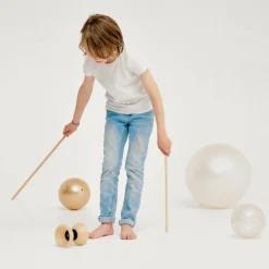 Diabolo beige pailleté