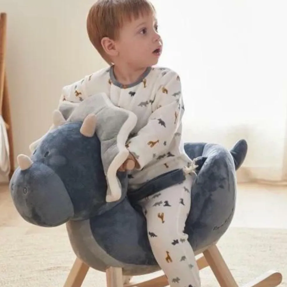 Dinosaure à bascule en veloudoux TSO