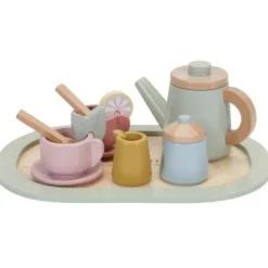 Dînette service à thé en bois